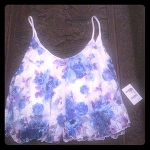 Blue/purple tank top